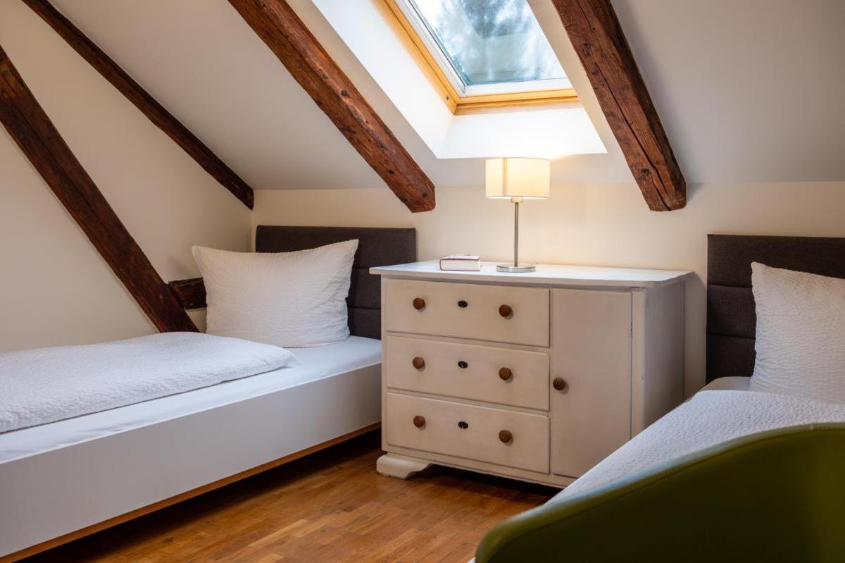 Apartmenthaus Brunnenhof Papstdorf Buitenkant foto