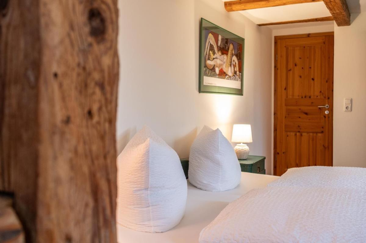 Apartmenthaus Brunnenhof Papstdorf Buitenkant foto