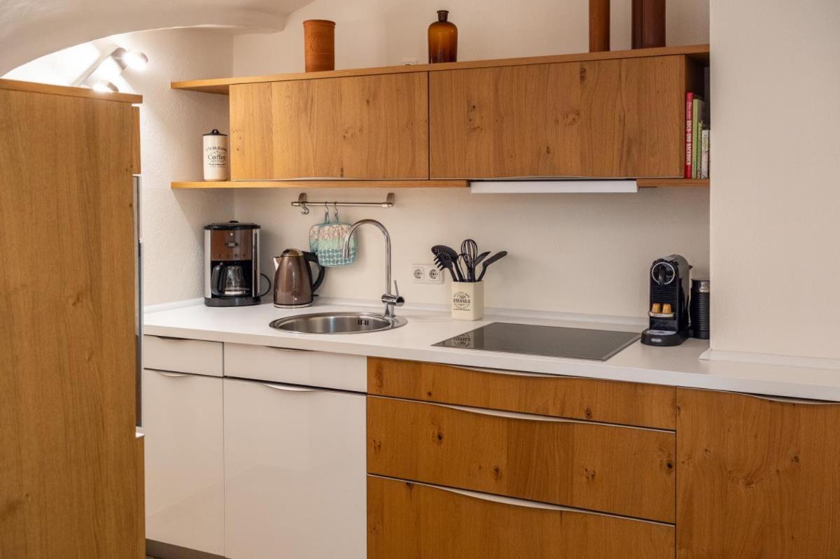 Apartmenthaus Brunnenhof Papstdorf Buitenkant foto